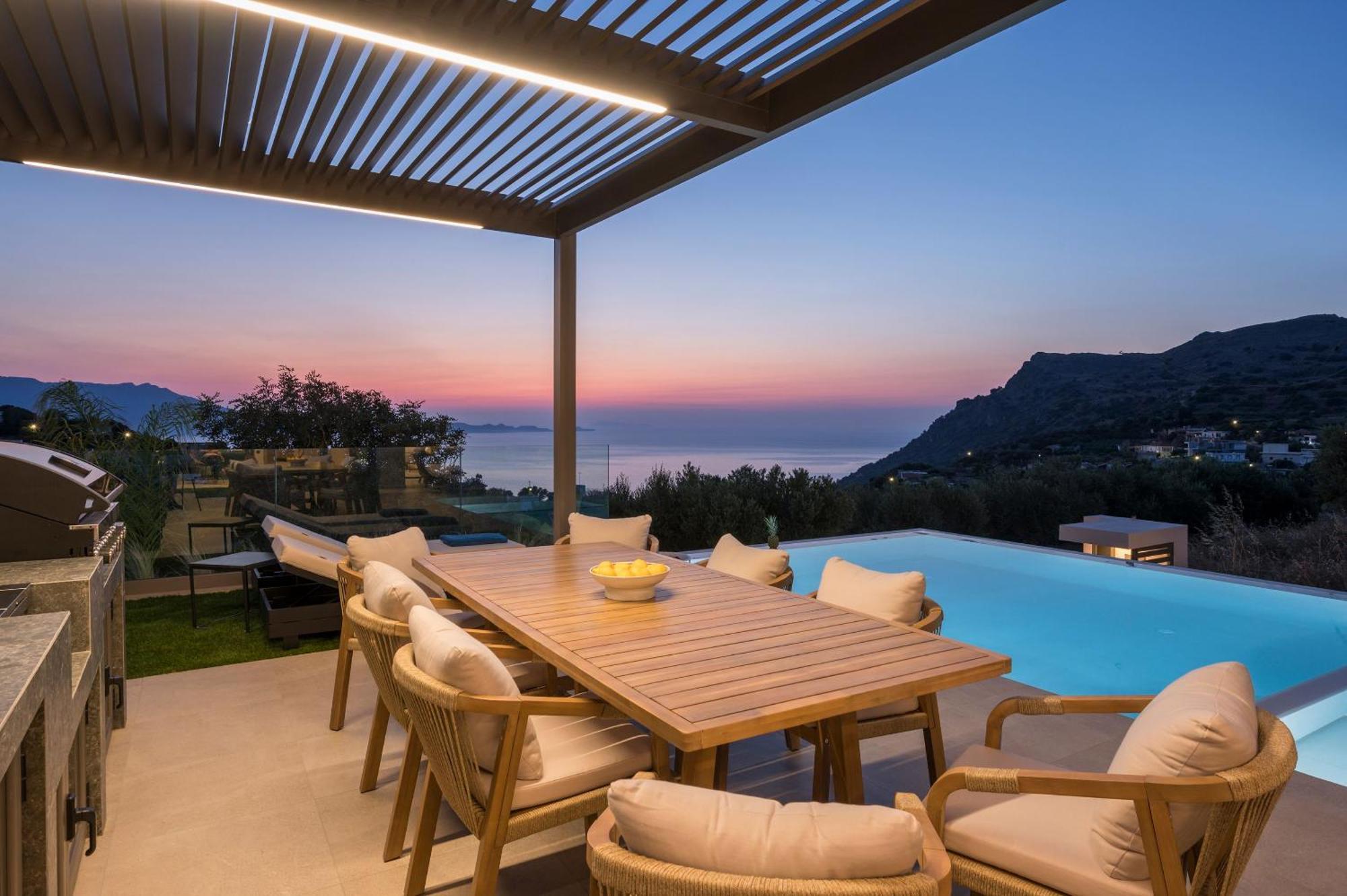 Villa Ekphrasis With Sea View And Jacuzzi Ravdhoúkha Extérieur photo