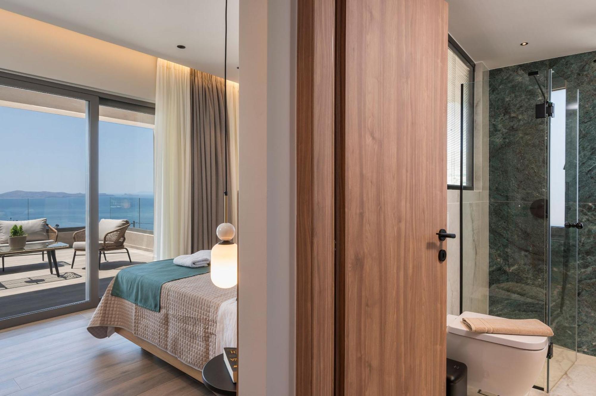 Villa Ekphrasis With Sea View And Jacuzzi Ravdhoúkha Extérieur photo