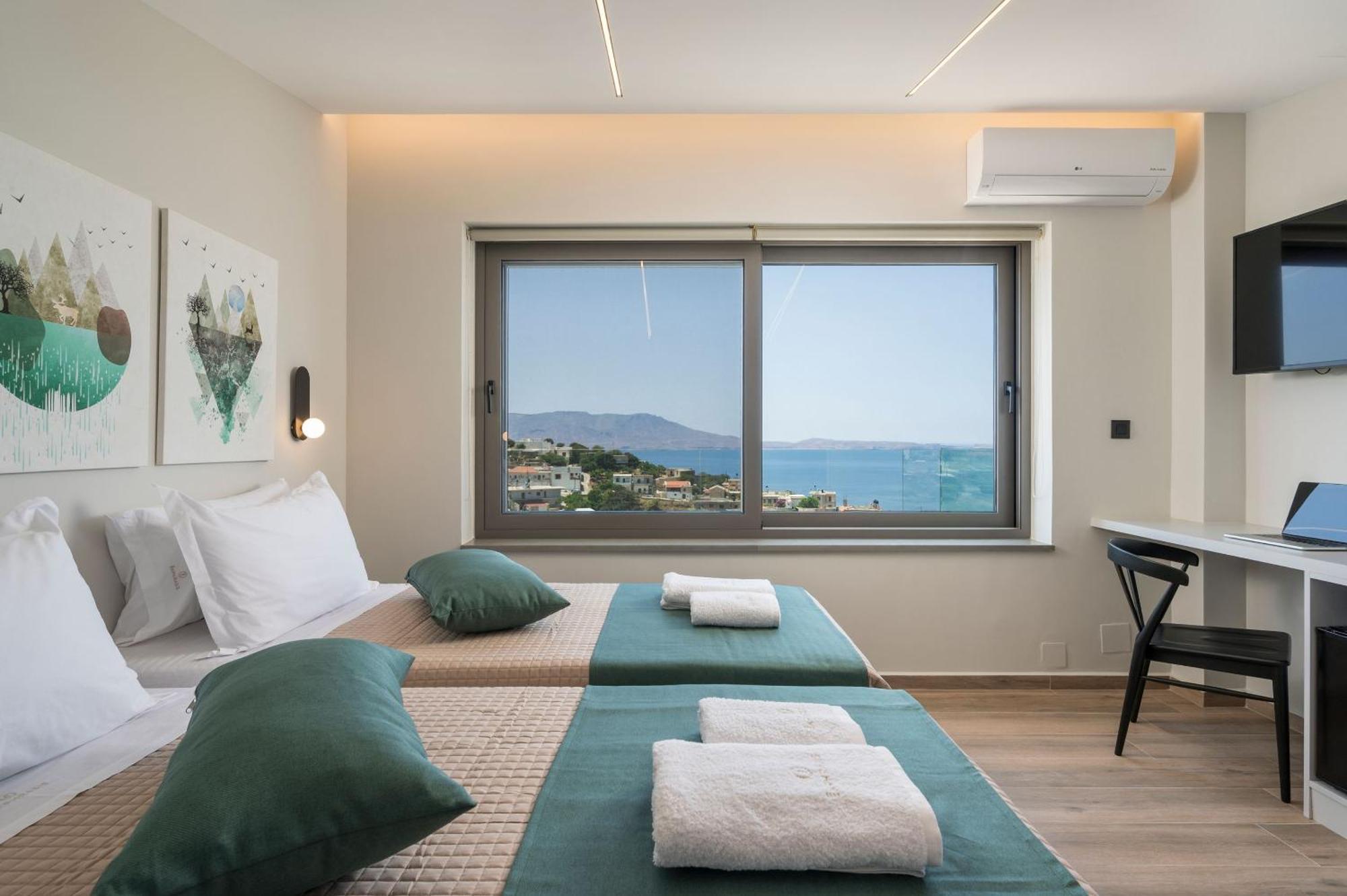 Villa Ekphrasis With Sea View And Jacuzzi Ravdhoúkha Extérieur photo